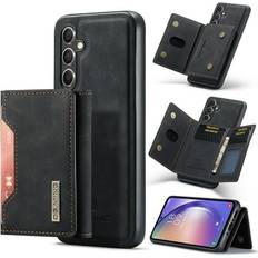 Wallet Cases Dteck for Samsung Galaxy A54 5G Magnetic Case Retro PU Leather Wallet Case Detachable with Trifold Wallet Cash Slot Credit Cards Holder Pocket apricot