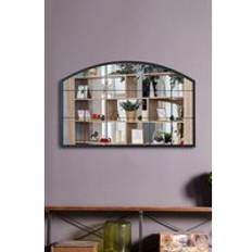 Living and Home Arched for Modern Black Wall Mirror