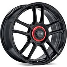 Car Rims OZ Racing Indy HLT Alloy Wheels In Gloss Black Set 4 19x8.5 Inch ET45 5x114.3 PCD, Black