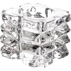 URBN Living Square, 3 Clear Designed Tea Light Candle Holder