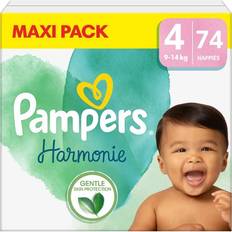 Pañales Pampers Harmonie Diapers Size 4 9-14kg 74pcs