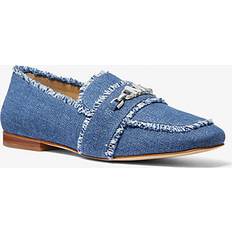 Michael Kors Low Shoes Michael Kors Tiffanie Frayed Denim Loafer