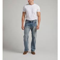 Silver Jeans Men's Relaxed Fit Straight Leg Denim Light Wash - Indigo