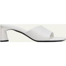 Balenciaga Chaussons et Sandales Balenciaga Logo High Heel Slide Sandals - Women's