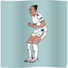 Bronze Posters WHIBOS Lucy Bronze Lyon 16x20 Poster 50.8x20cm