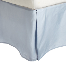 Twin Valance Sheets Superior Combed Cotton 15-inch Drop Bedskirt Valance Sheet Blue (190.5x)