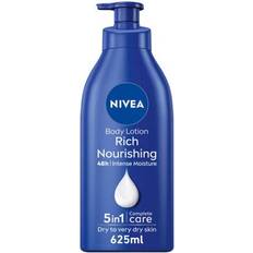 Nivea Rich Body And Hand Lotion Extra Dry Skin Nourishing Almond Oil Vitamin E