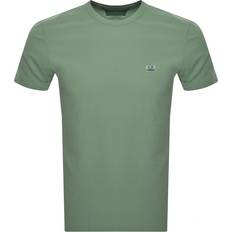 CP COMPANY Tops CP COMPANY CP Company Jersey Logo T Shirt Green