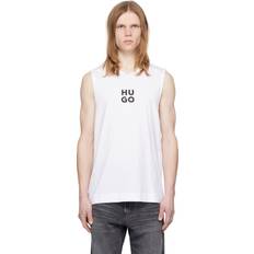 HUGO White Beach Tank Top 100-White