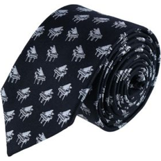 Black Ties Trafalgar The Chopin Classical Piano Silk Necktie Black