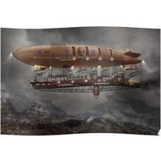 WHIBOS Steampunk Blimp Poster