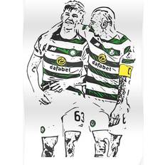 Brown Posters WHIBOS Kieran Tierney Brown 16x20 Print Poster 50.8x20cm