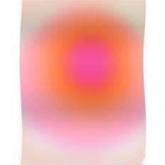Orange Posters WHIBOS Pink Orange Gradient Cute Aura Aesthetic 16x20 Print Poster 50.8x50.8cm
