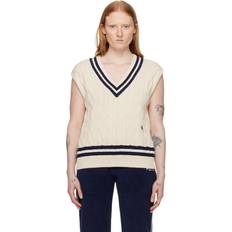 Linen Tank Tops Sporty & Rich Off-White Edition Vest