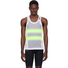 Clothing Soar Running Gray Race Tank Top Grey/Yellow