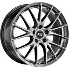 Car Rims MSW 29 Alloy Wheels In Hyper Dark Set Of 4 - 18x8 Inch ET45 5x120 PCD Hyper Dark, Grey