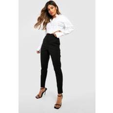 Tapered Trousers & Shorts boohoo Super Stretch Tapered Tailored Trouser Black