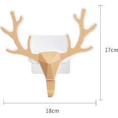 Dechoicelife a-04 Multi-purpose Creative Hook 3D Antlers Wall Decor