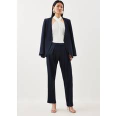Karen Millen Men Trousers Karen Millen Relaxed Fit Tailored Trouser Navy