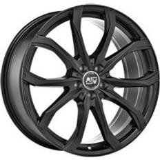 Car Rims MSW 48 Alloy Wheels In Matt Black Set Of 4 16x6.5 Inch ET44 5x114.30 PCD 66.06mm Centre Bore Matt