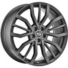 Car Rims MSW 49 Alloy Wheels In Matt Gunmetal Set Of 4 18x8 Inch ET45 5x120 PCD Matt Gun Metal, Gunmetal