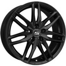 Car Rims MSW 24 Alloy Wheels in Matt Black Set of 4 16x7.5 Inch ET35 5x100 PCD 63.3mm Centre Bore