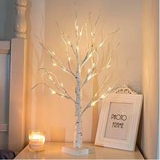 Twig with Lights 2FT Tabletop Birch Christmas Tree