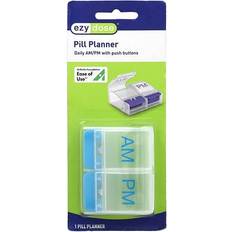 Medical Aids Ezy Dose Daily AM/PM with Push Buttons Pill Planner, 1 Count