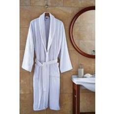 Unisex Sleepwear Charlotte Thomas 100% Cotton Terry Towelling Hotel Quality Bathrobe Dressing Gown 450gsm White One