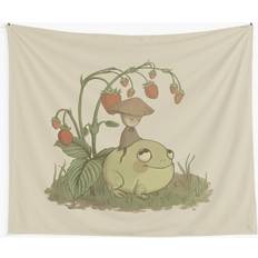 BearLad Tapestry 60x50inch Mushy and Froggy Wall Decor