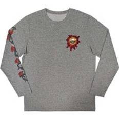 Guns N' Roses Splatter Seal Long Sleeve T Shirt Grey