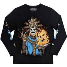 Ghost The Burning Band Logo Long Sleeve T Shirt Black