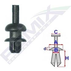 Romix 38072 Clip Zier- Schutzleiste