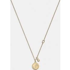 Necklaces Coach Scorpio Coin Pendant Necklace Yellow