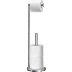 TOPSKY Free Standing Bathroom Extra Toilet Paper Holder Dispenser