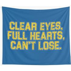 BearLad Tapestry 60x50inch Clear Eyes, Hearts, Can't Lose. Hanging Wall Decor