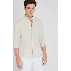 Linen Shirts Club Monaco Long Sleeve Solid Linen Shirt