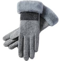 Women - Wool Gloves Billbianc pair of winter women warm gloves padded thickening warm gloves anti-cold touch screen699