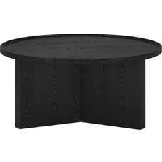 Ebern Designs Black Coffee Tables Ebern Designs Tepper Wood Coffee Table