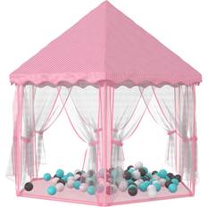 vidaXL Princess Play Tent with 250 Balls