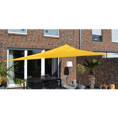 Floracord Solsegel Polyester Triangel Gul 460x460x460 cm
