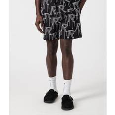 Represent Shorts Represent Embroidered Initial Tailored Short Black