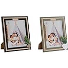 Green Photo Frames Home ESPRIT Scandinavian Style Black Green Crystal 2 Units Photo Frame