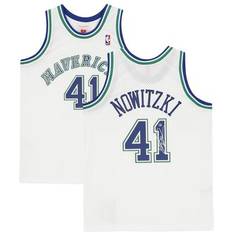 Game Jerseys Fanatics Authentic Dirk Nowitzki Dallas Mavericks Autographed White Nike 1998 Swingman Jersey