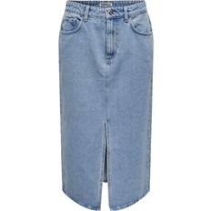 Bianca Midi Skirt - Blue/Light Blue Denim