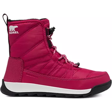 Girls - Pink Winter Shoes Sorel Kid's Whitney II Short Lace Boot- Fuchsia Rush/Black