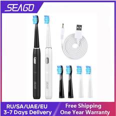 Electric Toothbrushes & Irrigators Maxpower Electric Toothbrush Rechargeable Sonic Vibrate 4 Clean Modes Waterproof