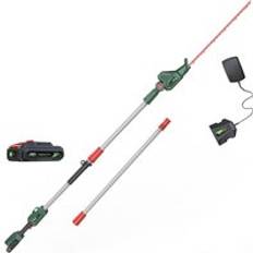 Cordless long reach hedge trimmers Webb WEV20PHT 20v Cordless Long Reach Hedge Trimmer 500mm 1 x 2ah Li-ion Charger