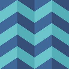 Wallpapers Ohpopsi Illusion Chevron Cerulean Mix STR50131W