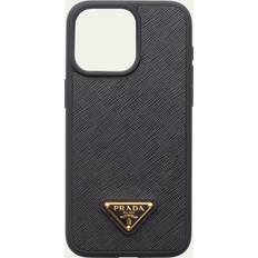 Prada Saffiano Leather Cover for iPhone 15 Pro Max